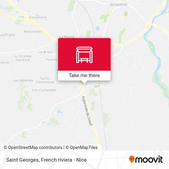 Saint Georges map