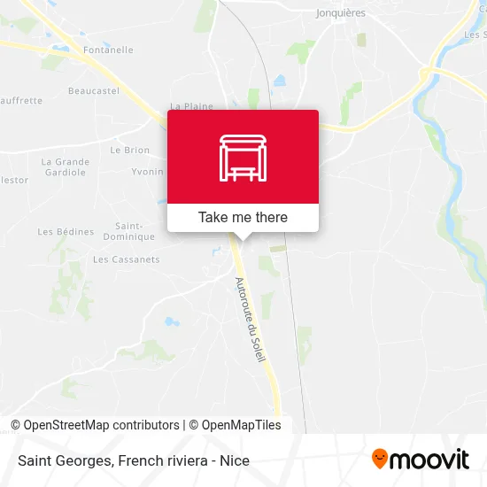 Saint Georges map