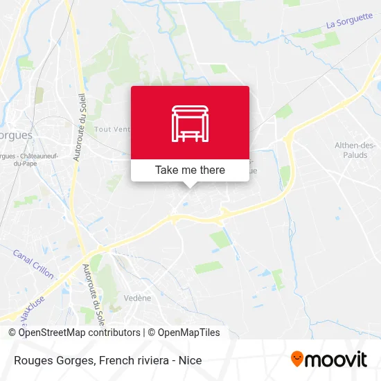 Rouges Gorges map