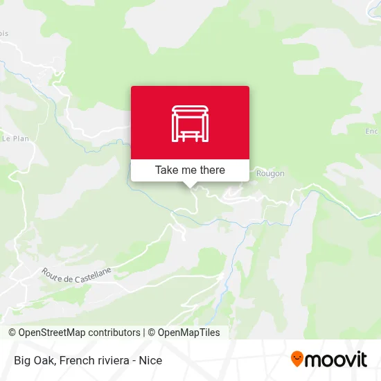 Gros Chene map