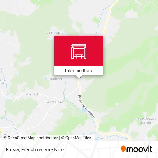 Fresia map