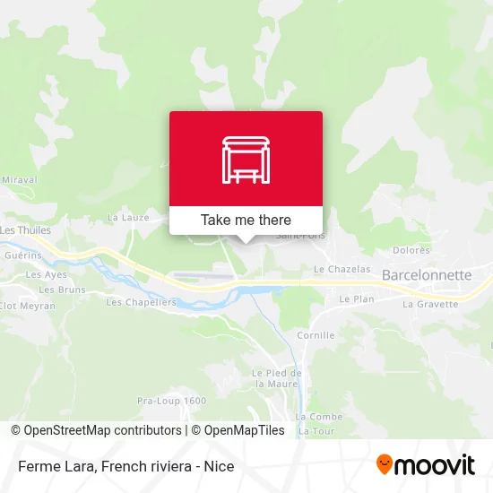 Ferme Lara map