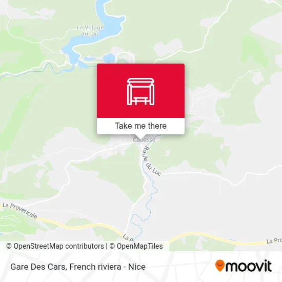 Gare Des Cars map