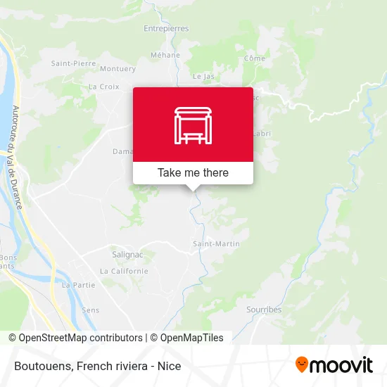 Boutouens map