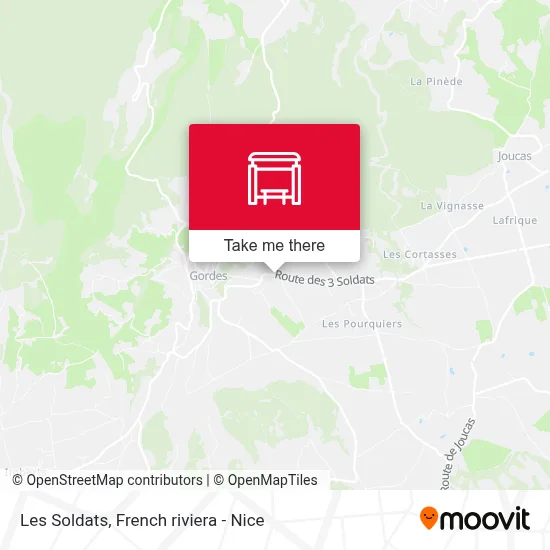 Les Soldats map