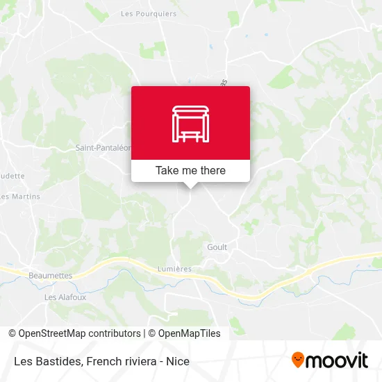 Les Bastides map