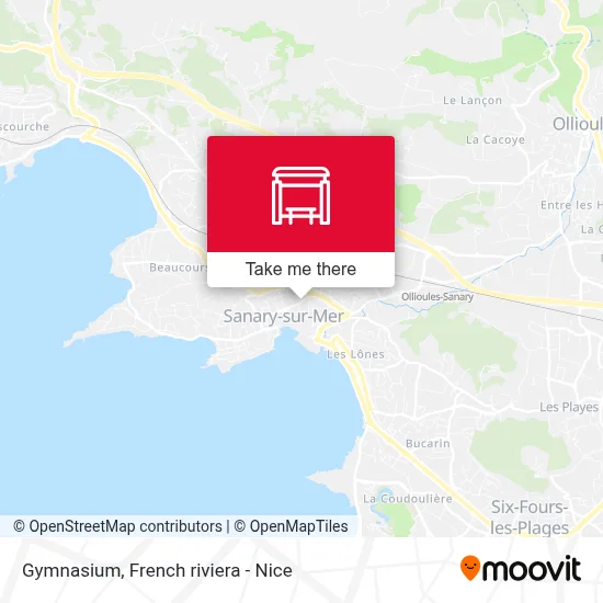 Gymnase map