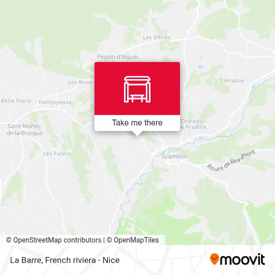 La Barre map