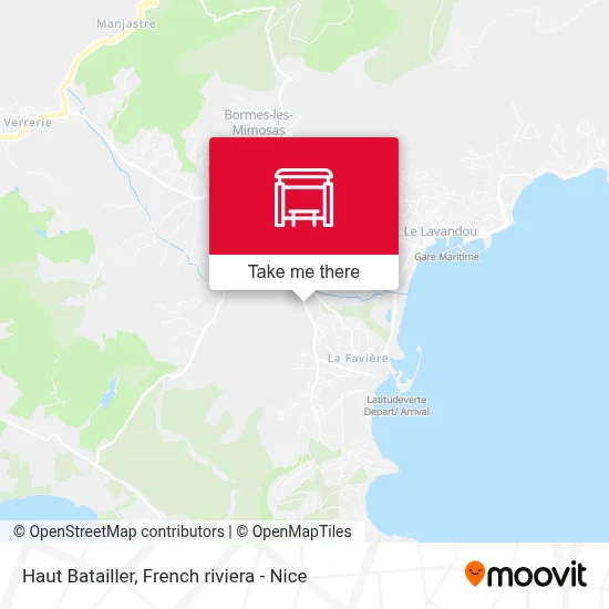 Haut Batailler map