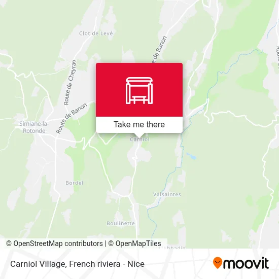 Carniol Village map