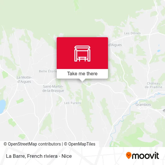 La Barre map