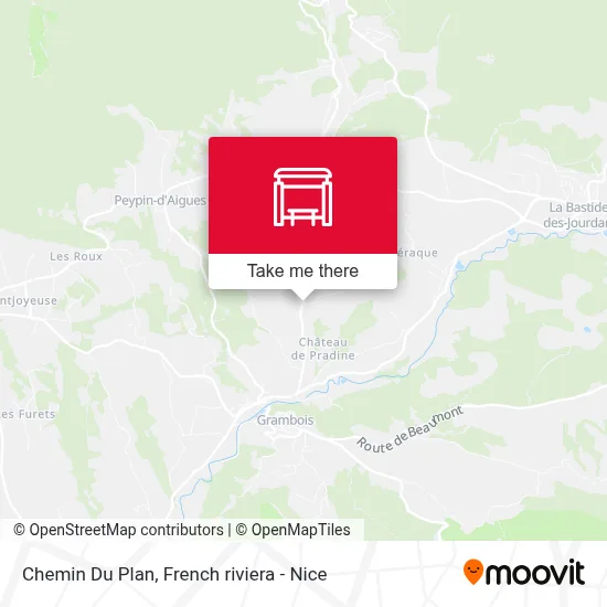 Chemin Du Plan map