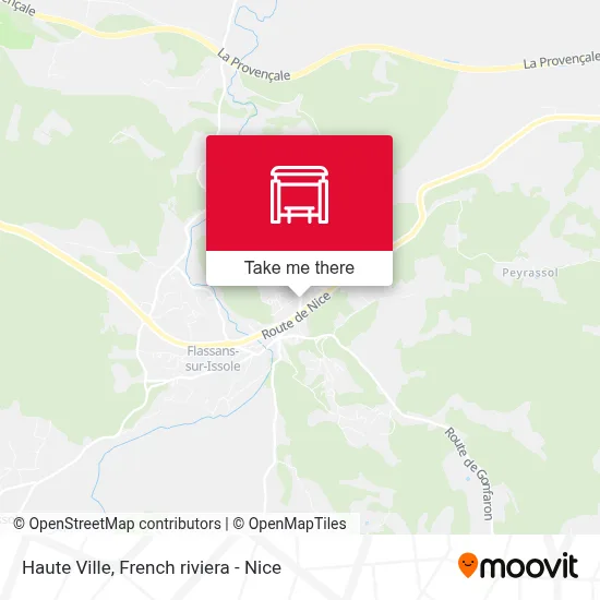 Haute Ville map