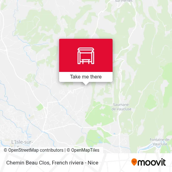 Chemin Beau Clos map