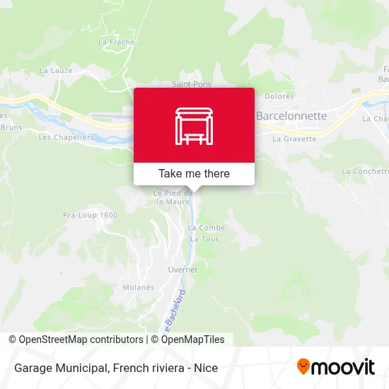 Garage Municipal map