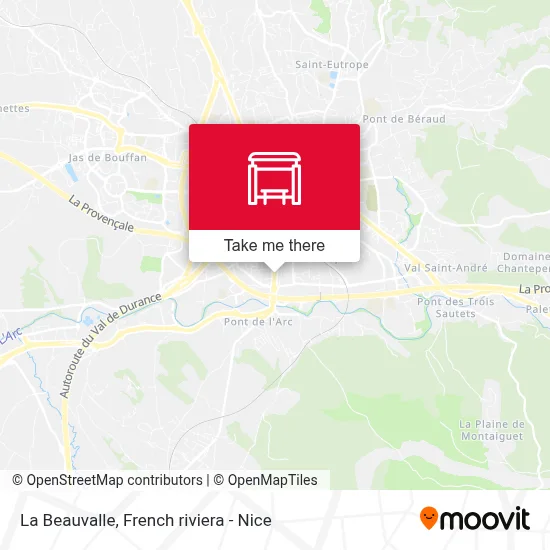 La Beauvalle map