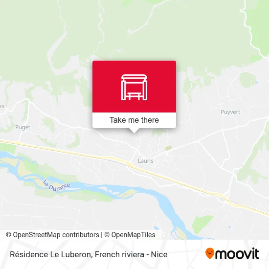 Mapa Résidence Le Luberon