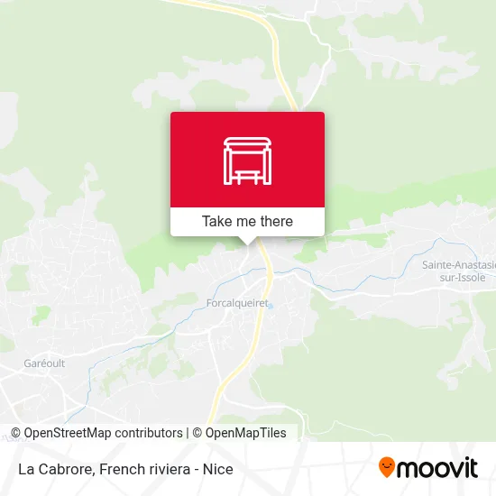 La Cabrore map