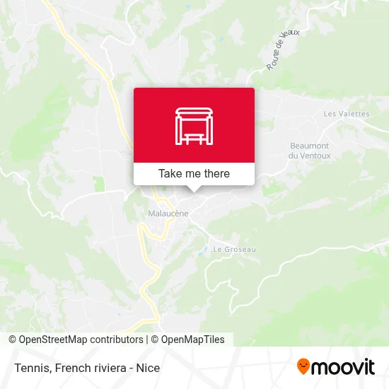 Tennis map