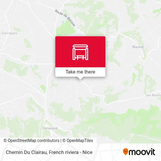 Chemin Du Clairau map