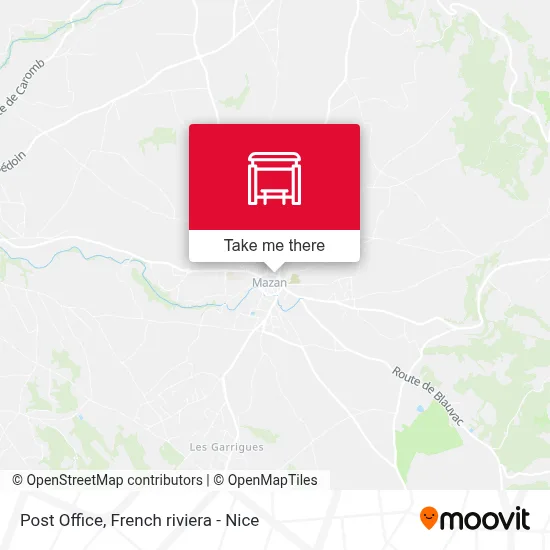 Poste map