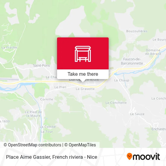 Place Aime Gassier map