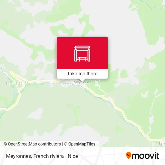 Meyronnes map