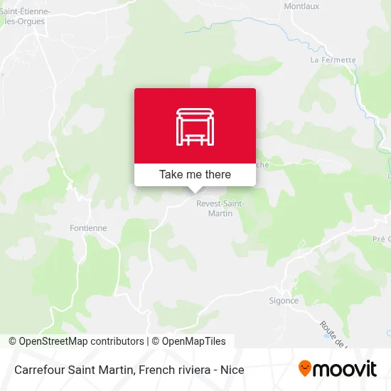 Carrefour Saint Martin map