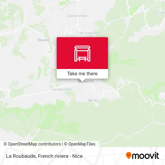 La Roubaude map