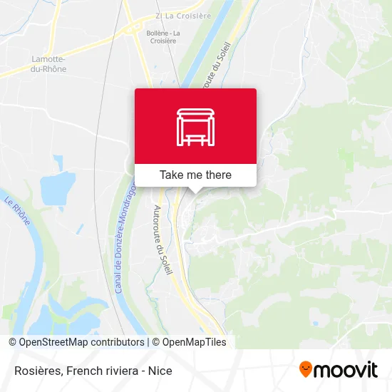 Rosières map