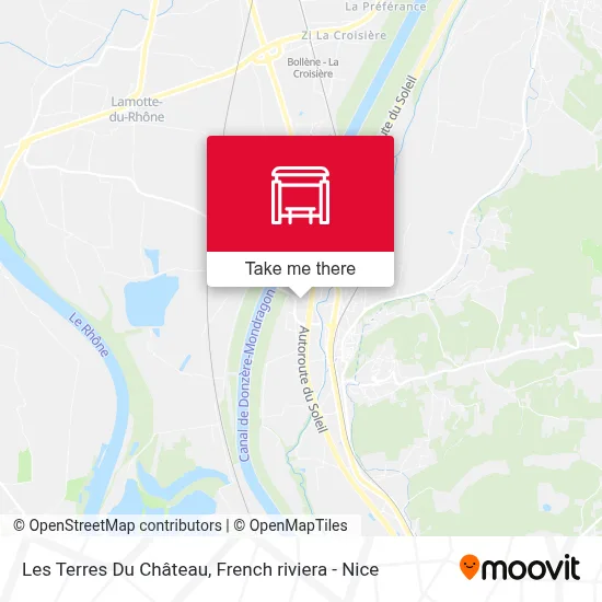 Les Terres Du Château map