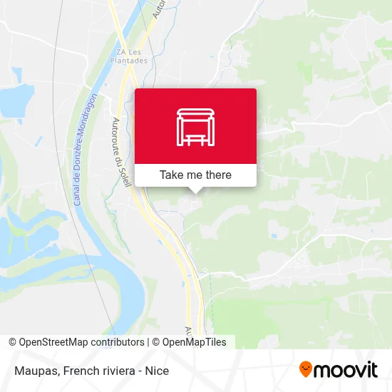 Maupas map