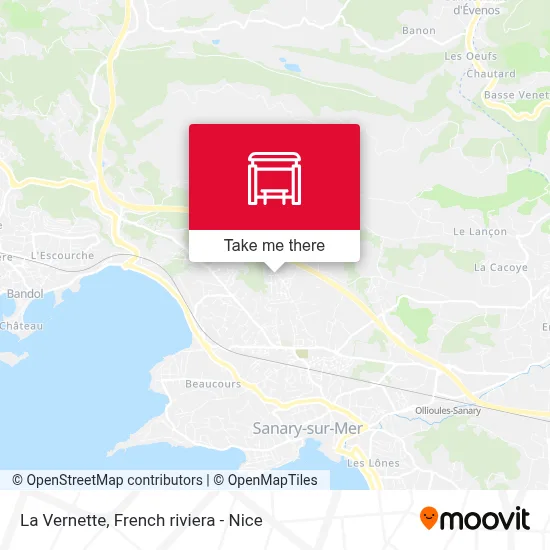 La Vernette map