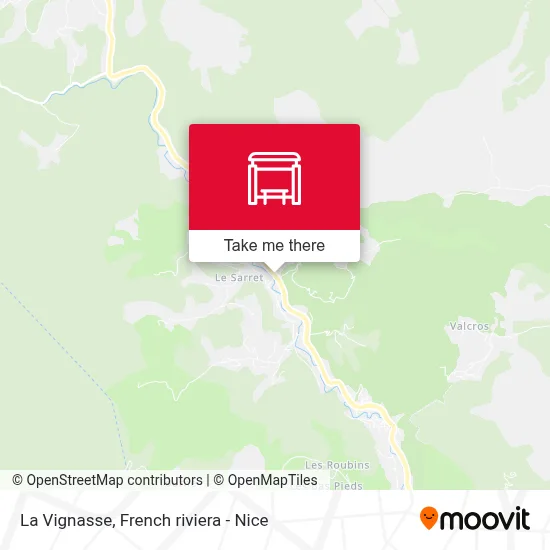 La Vignasse map