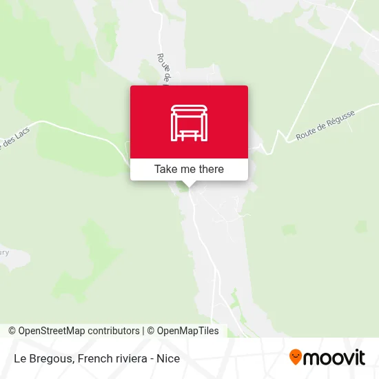 Le Bregous map