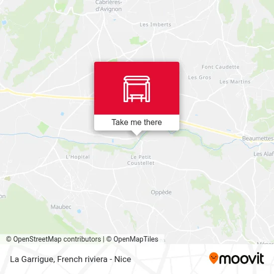 La Garrigue map