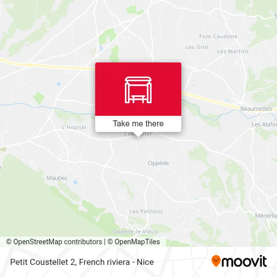 Petit Coustellet 2 map