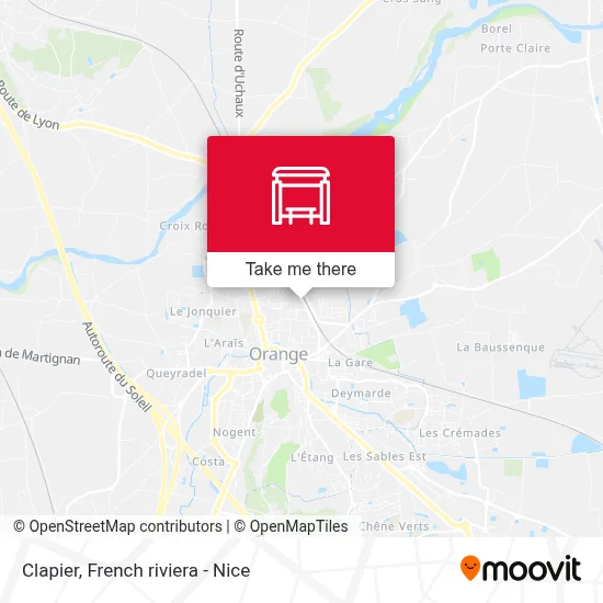 Clapier map