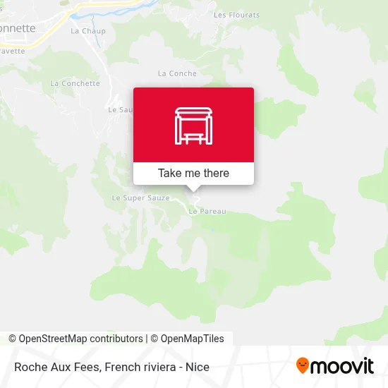 Mapa Roche Aux Fees