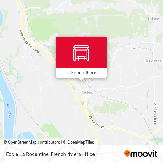 Ecole La Rocantine map