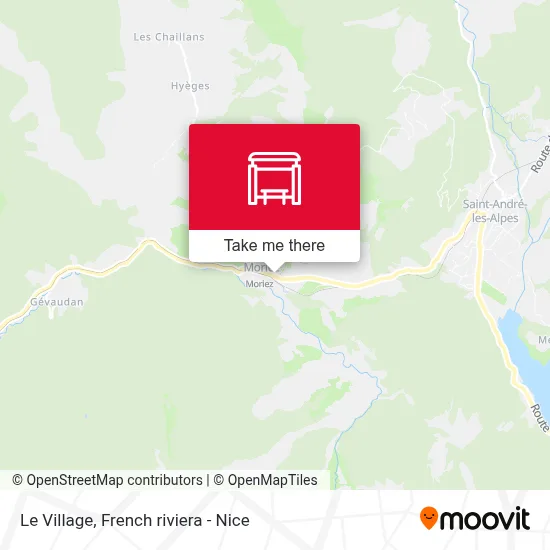 Le Village map