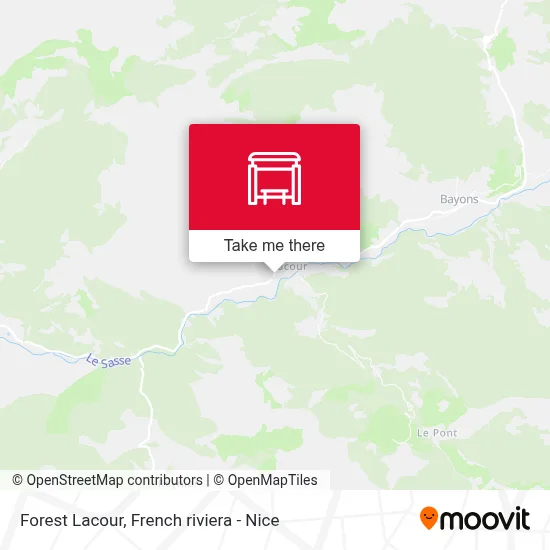 Forest Lacour map