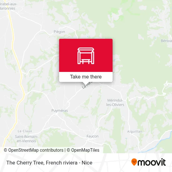 Le Cerisier map