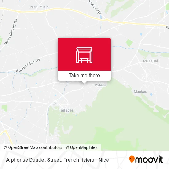 Rue Alphonse Daudet map