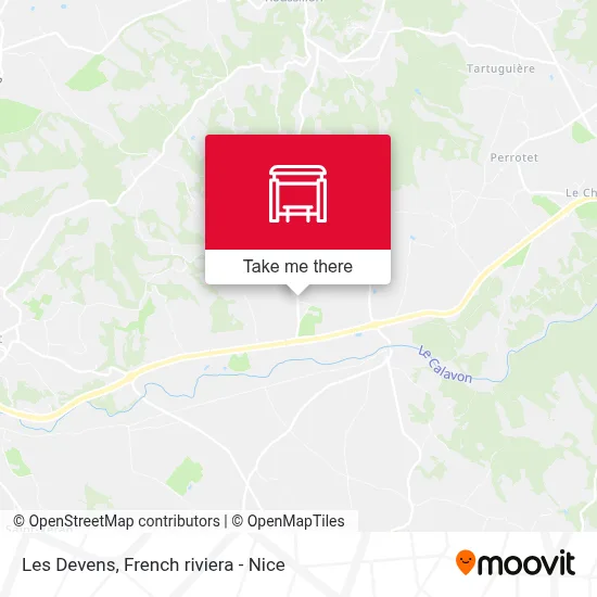 Les Devens map
