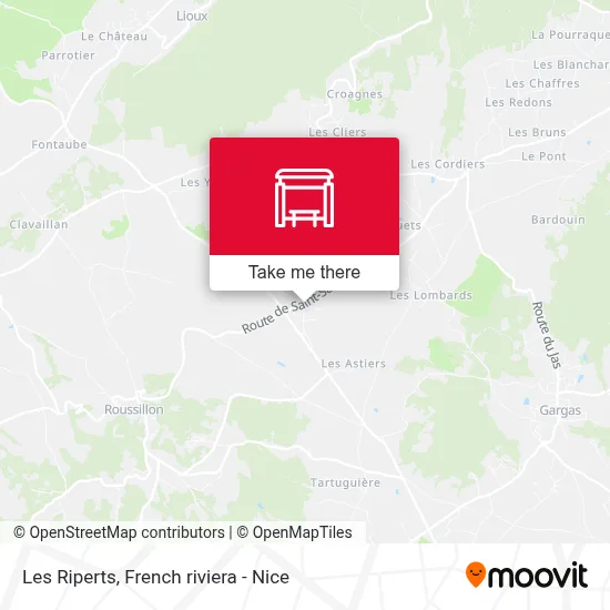 Les Riperts map