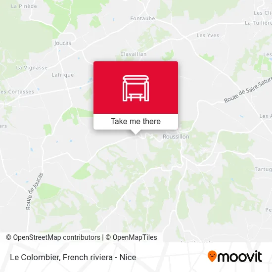 Le Colombier map