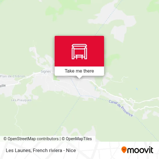 Les Launes map