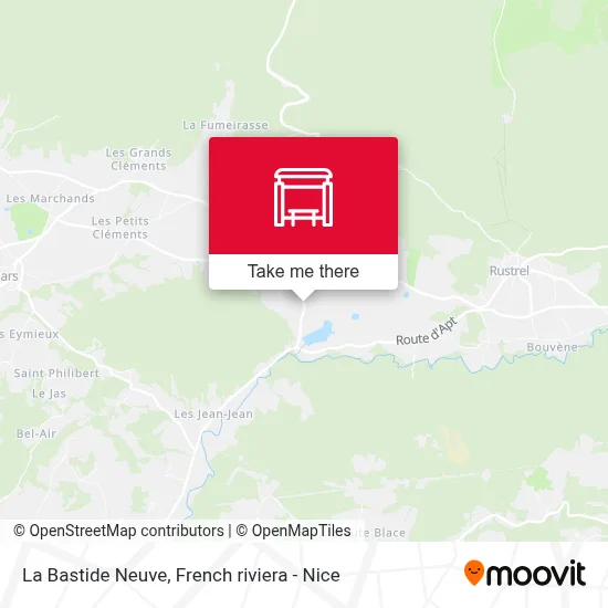 Mapa La Bastide Neuve
