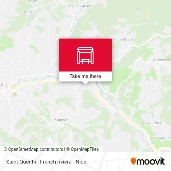 Saint Quentin map